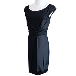 MICHAEL KORS COLLECTION Tailored Wool Cocktail Dress 6 Classic Chic Madein Italy